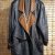 80’s Black & Brown Leather Coat