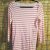 Striped top: pink