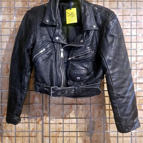 Cropped Biker Jacket