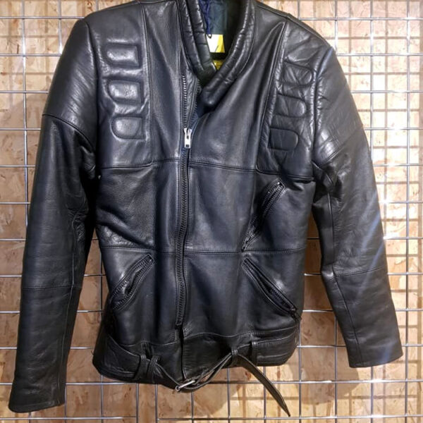 Padded Biker Leather Jacket
