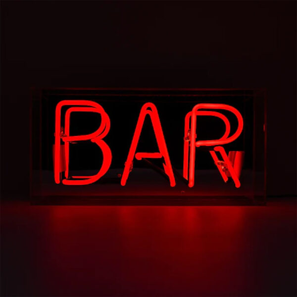 Bar Glass Neon Sign