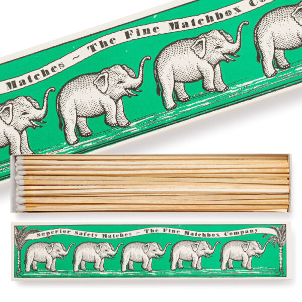 Green Elephants – Long Matchbox