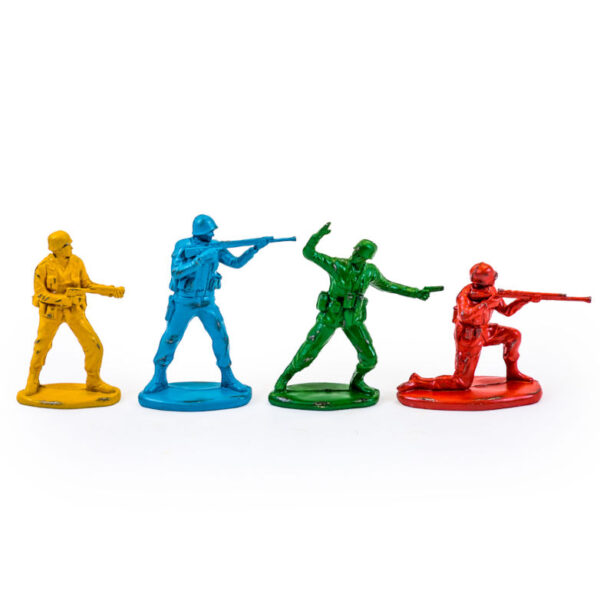 Classic Toy Soldier Coloured Figures (set of 4)