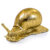 Gold Crawling Snail Ornament