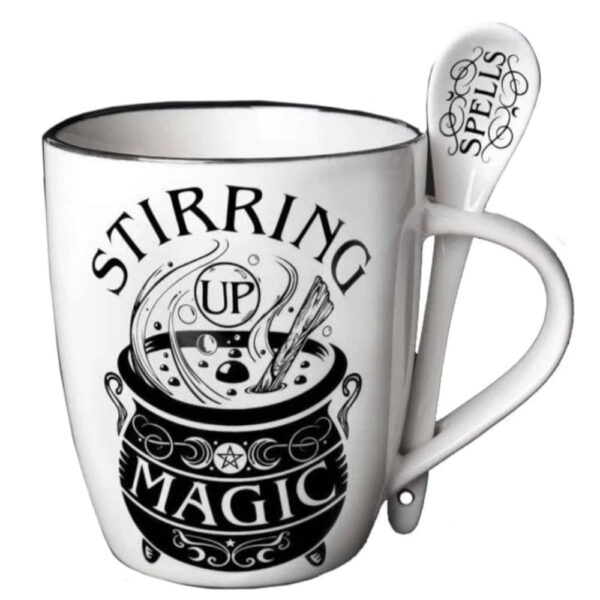 Mug & Spoon Set: Stirring up magic