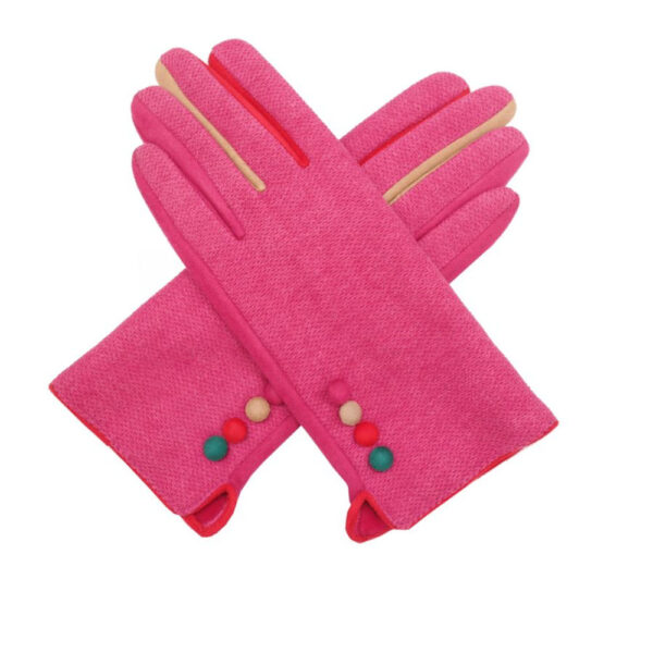4 button gloves
