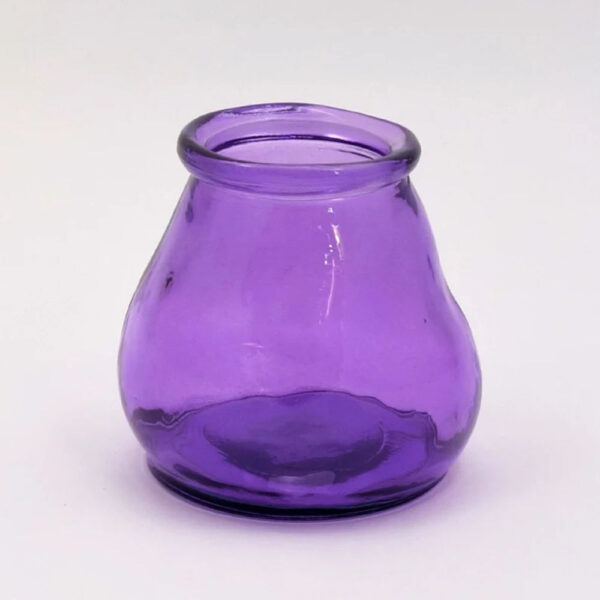 Recycled Glass Tea light holder mini vase: 3 Colours