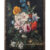 Antiqued Boho Floral Wall Print
