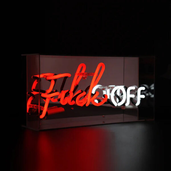 F*ck Off Glass Neon Sign