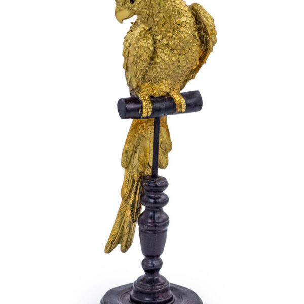 Gold Parrot Ornament