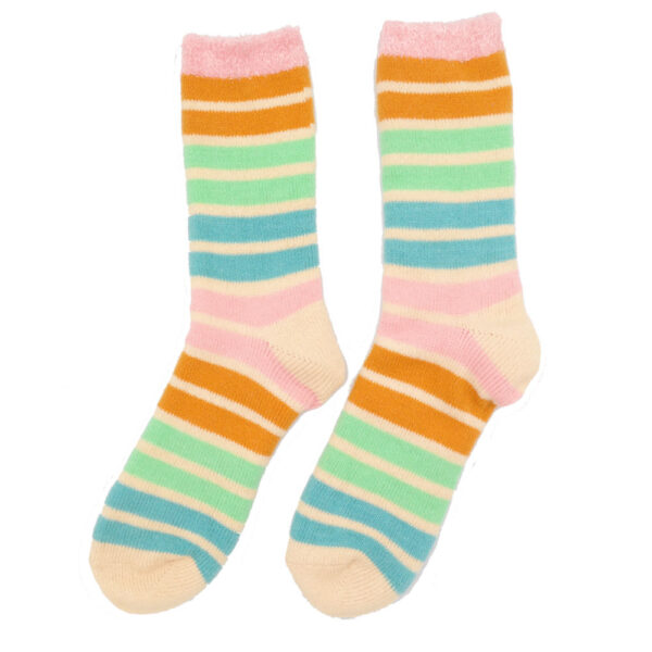 Fluffy Stripes Socks