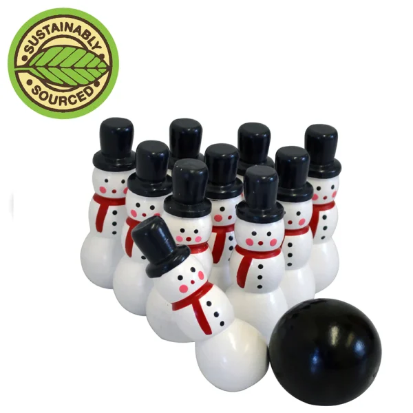 Snowman Bowling