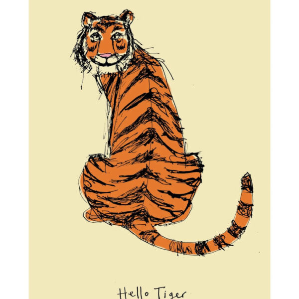Hello Tiger Print
