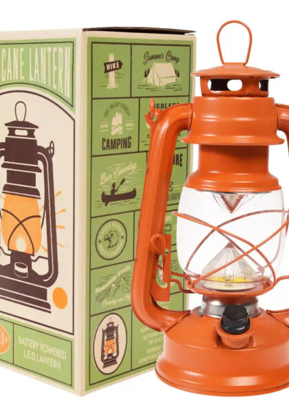 LED hurricane lantern – Orange